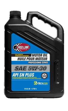 Red Line Pro-Series DEX1G2 SN+ 5W30 Motor Oil - 5 Quarts
