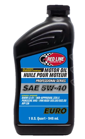 Red Line Professional Series 5W40 Motor Oil - Quart