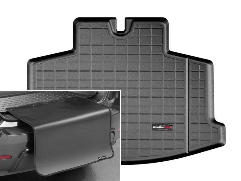 WeatherTech 13-18 VW Beetle Cargo Liner w/Bumper Protector-Black (Trim Allows Fitment w & w/o Trunk)