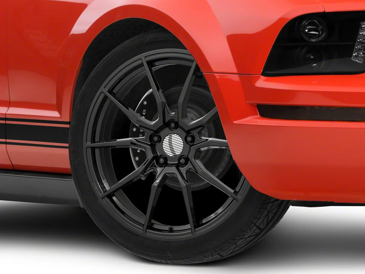 PR193 Gloss Black Wheel; 20x9; 30mm Offset (05-09 Mustang)
