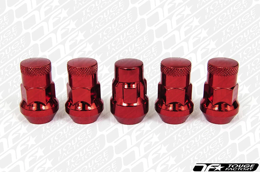 MUTEKI SR35 Closed Ended Lug Nut with Lock Set - RED