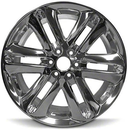 Double I-Spoke Replica Aluminum Polished 6-Lug Wheel; 22x9; 44mm Offset (09-14 F-150)