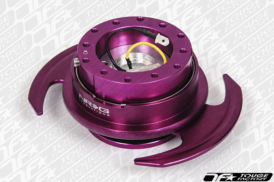 NRG Quick Release Kit Gen 3.0 - Purple Body/Purple Ring w/ Handles