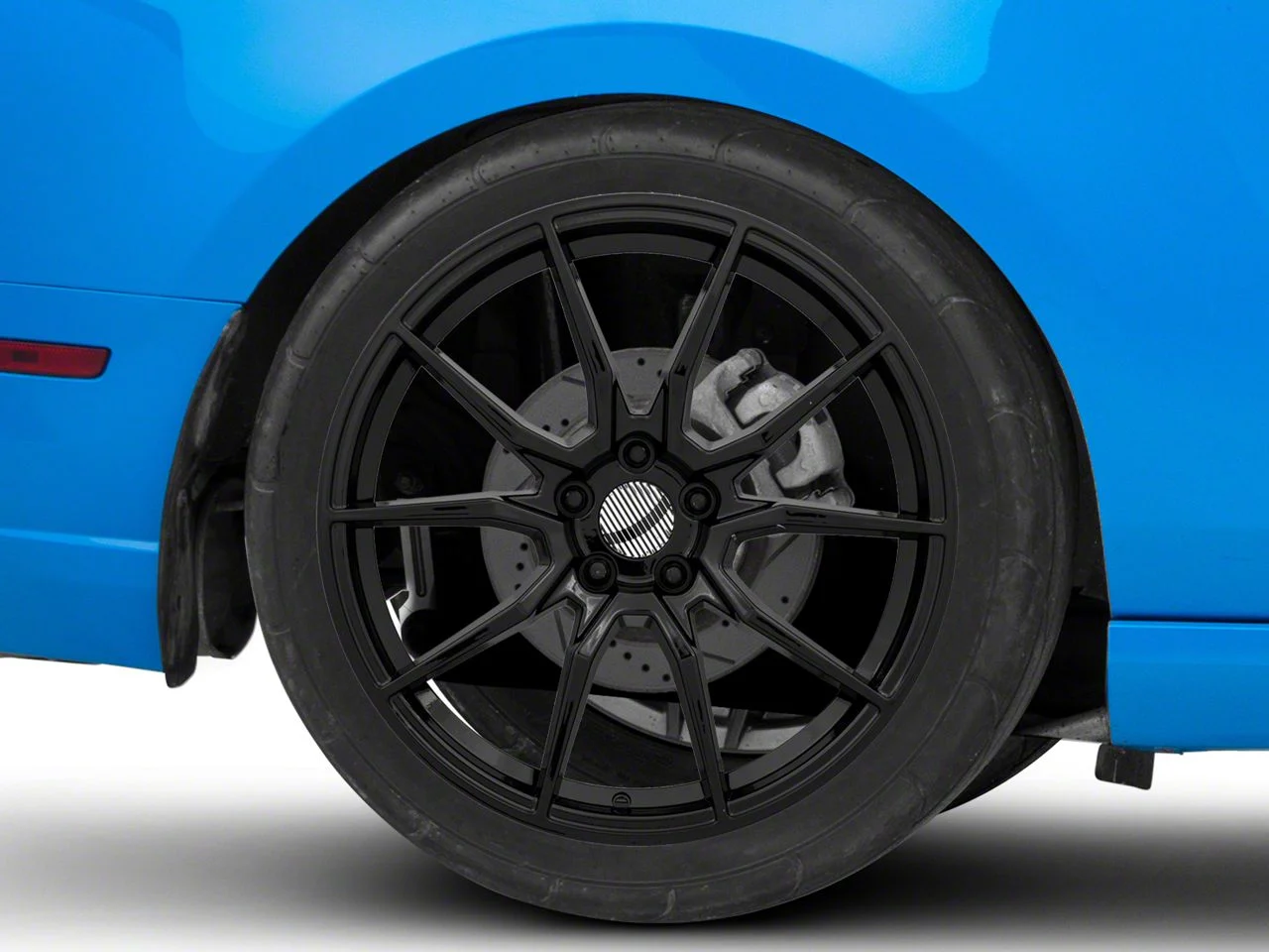 PR193 Gloss Black Wheel; Rear Only; 20x10; 40mm Offset (10-14 Mustang)