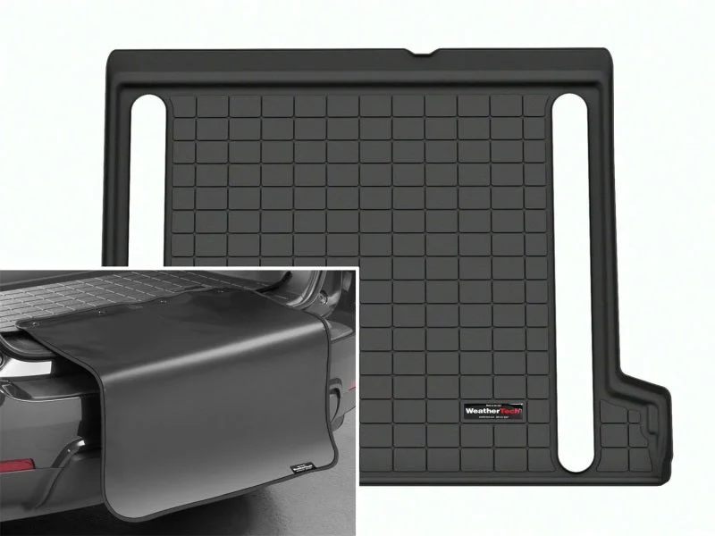WeatherTech 2024 Ineos Grenadier Station Wagon (Vinyl Floors) Cargo Liner w/ Bumper Protector - Blk