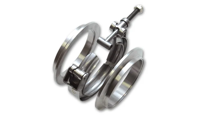 Vibrant Aluminum V-Band Flange Assembly - 2" O.D. Tubing