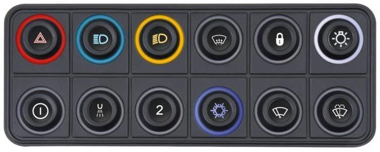 ECUMaster CAN Keyboard - 12 Position