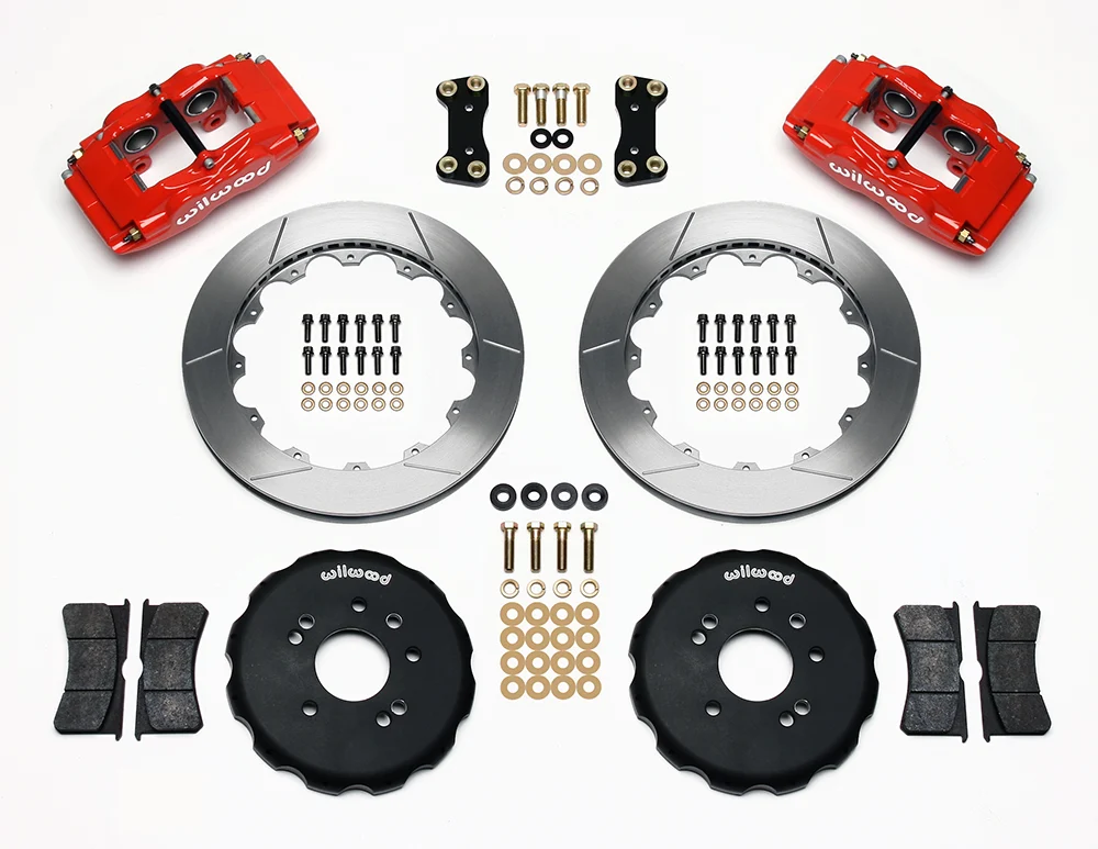 Wilwood 4 Piston Forged Superlite Big Brake Kit - Nissan 240SX S13 / S14 (Black)