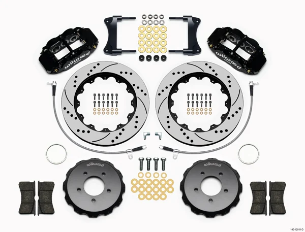 Wilwood Forged Narrow Superlite 6R Big Brake Front Brake Kit - 18" Min Wheel Dia - 6 Piston - Drilled & Slotted Rotor - Mazda Miata MX-5