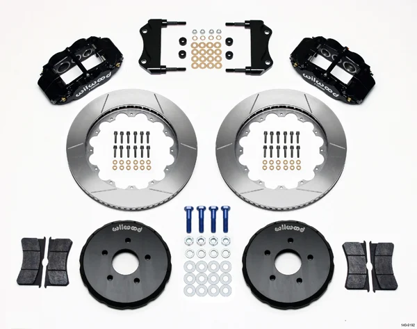 Wilwood Forged Narrow Superlite 6R Big Brake Front Brake Kit (Hat) - 18" Min Wheel Dia. - 6 Piston - Slotted Rotor - Nissan 350Z