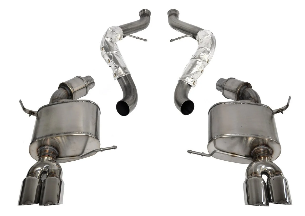 CORSA Sport Cat-Back Exhaust System- Polished Tip Tips - 08-12 BMW E92
