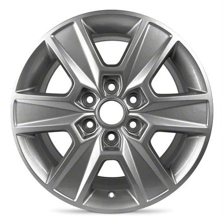 6-Spoke Replica Aluminum Silver 6-Lug Wheel; 18x7.5; 44mm Offset (15-20 F-150)