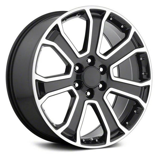 OE Revolution G-06 Gloss Black Milled 6-Lug Wheel; 22x9; 31mm Offset (15-20 Tahoe)