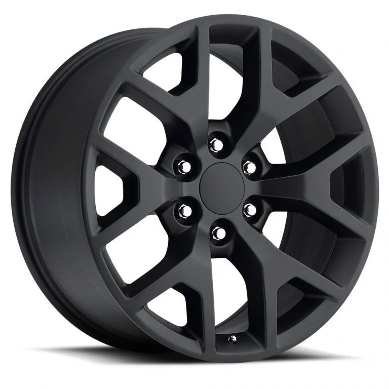 2014 Sierra Replica Satin Black 6-Lug Wheel; 20x9; 27mm Offset (15-20 Yukon)