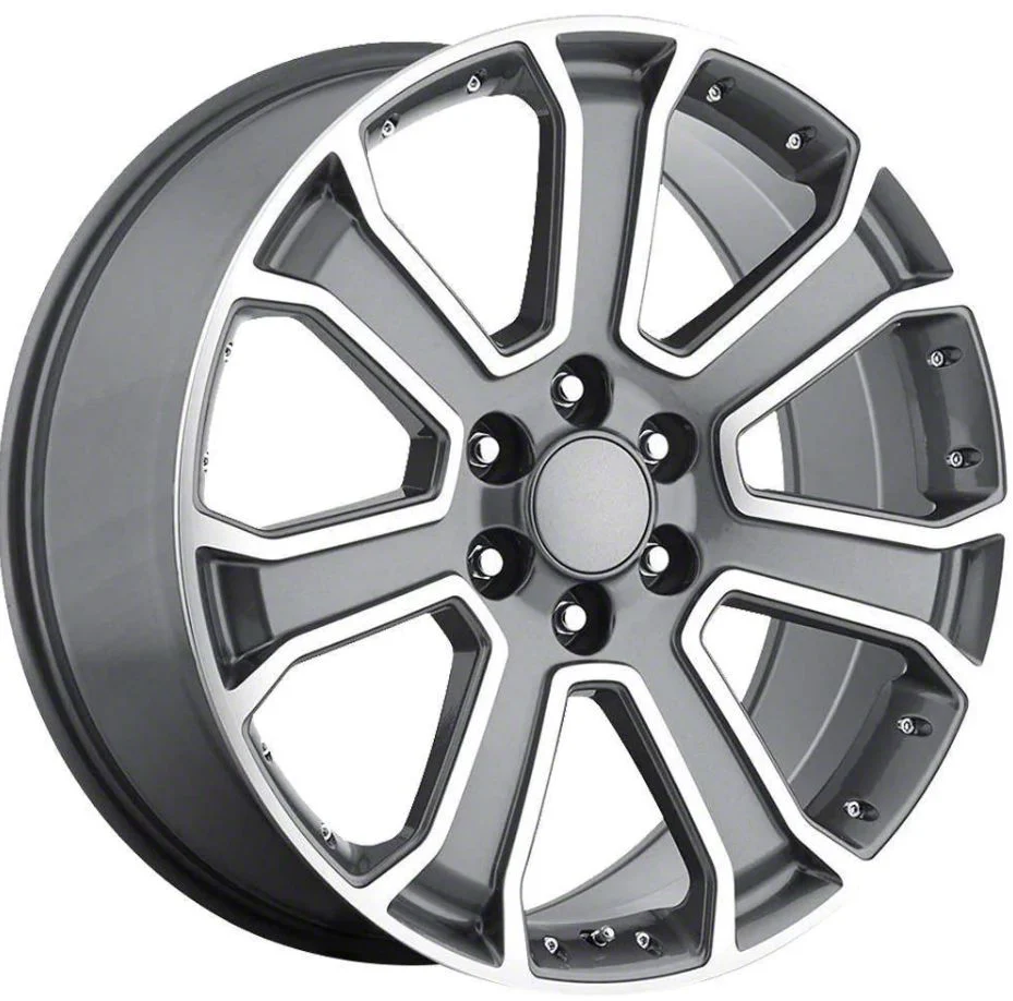 OE Revolution G-06 Gunmetal 6-Lug Wheel; 22x9; 31mm Offset (15-20 Yukon)