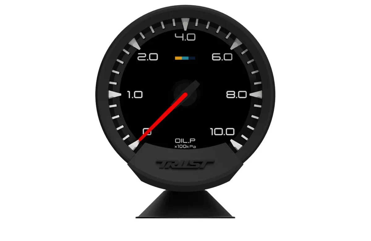 GReddy Sirius Meter - Oil Pressure 0/10.0kPa 74mm Analog Gauge (w/Oil Press Sensor & Harness Set)
