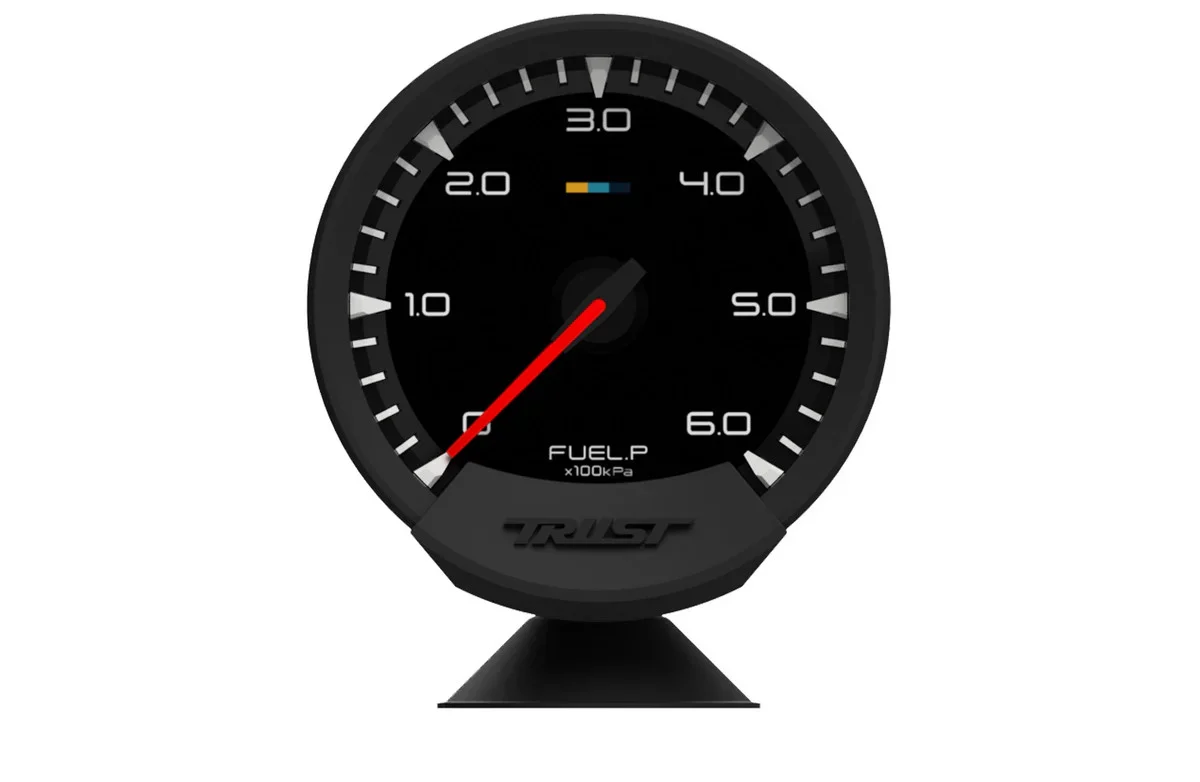 GReddy Sirius Meter - Fuel Pressure 0/6.0kPa 74mm Analog Gauge (w/Fuel Press Sensor & Harness Set)