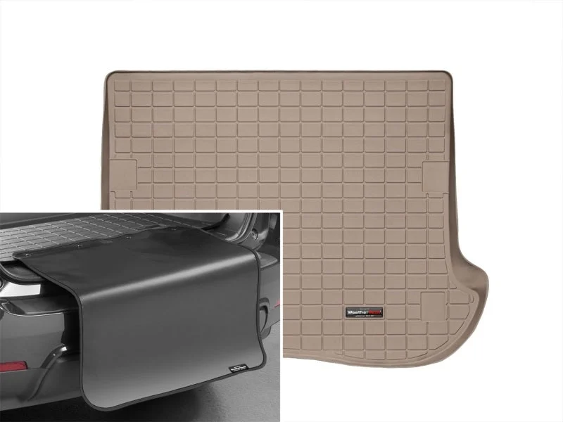WeatherTech 05-10 Jeep Grand Cherokee Cargo With Bumper Protector - Tan