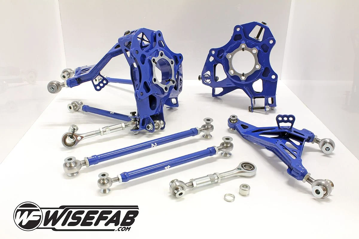 Wisefab Infiniti G37/Nissan 370Z Rear Suspension Drop Knuckle Kit