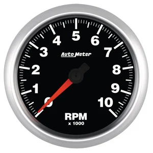 Auto Meter Elite Tachometer Gauge 85.7mm (3 3/8") 0-10,000 RPM