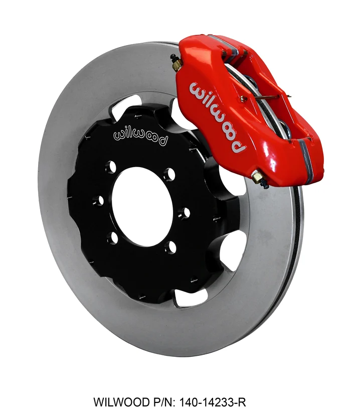 Wilwood Red Dynalite Forged 4 Piston BBK for 2016 ND Miata - Front