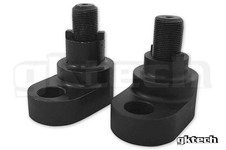 GKTECH - OFFSET STEERING RACK EXTENDERS (S13/S14/S15/R32)