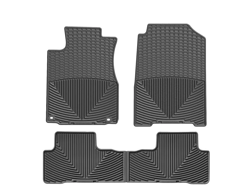 WeatherTech Rear Rubber Mats - Black