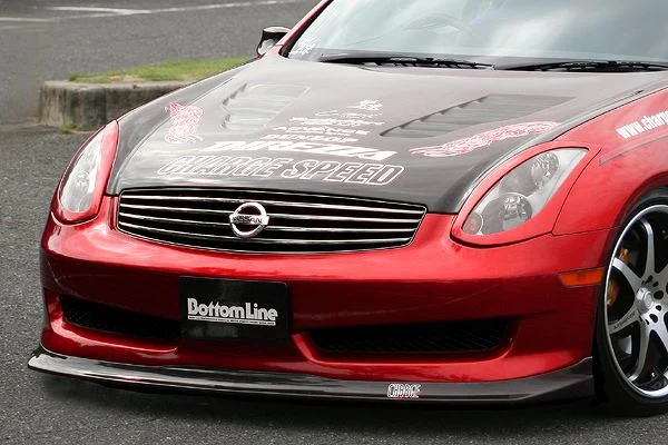 Charge Speed Bottom Line Front Lip: FRP - Infiniti G35 Coupe