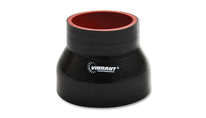 Vibrant - Reducer Silicone Coupler 2.75' to 3.00' Black
