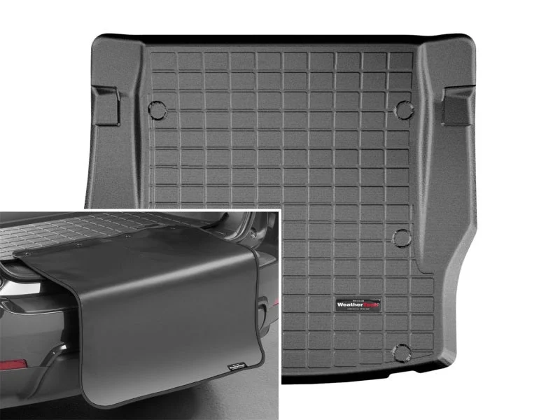 WeatherTech 2014+ BMW 2-Series Coupe Cargo Liner w/ Bumper Protector - Black