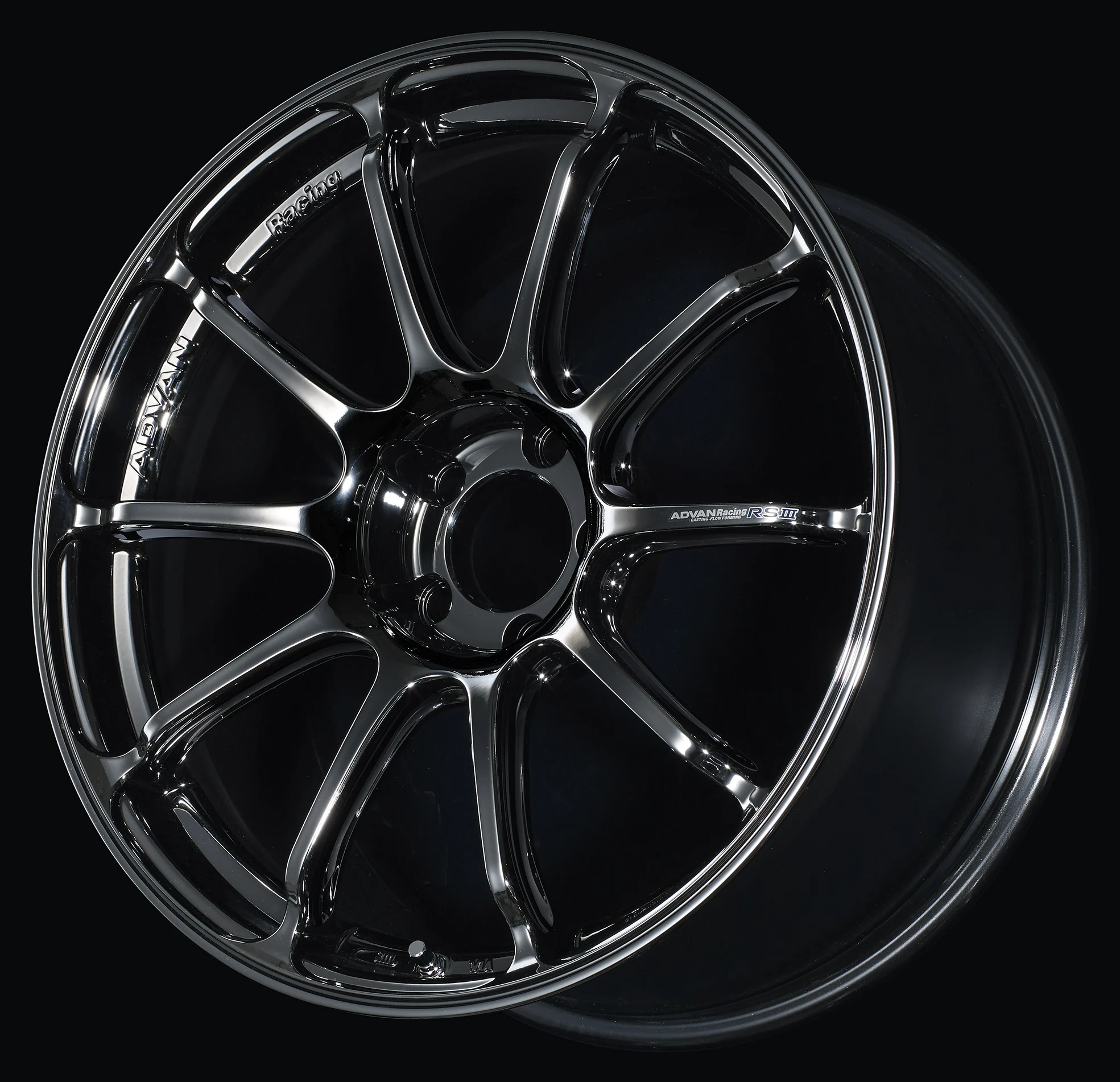RSIII 19X8.5 +51 5-114.3 BLACK CHROME