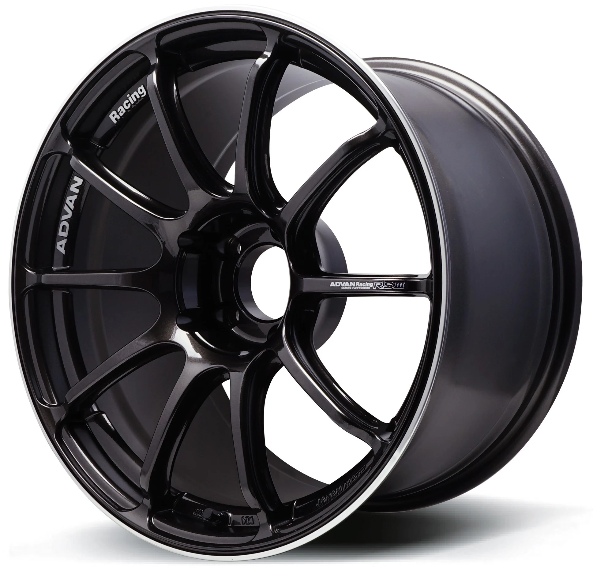 RSIII 18X9.0 +63 5-114.3 BLACK GUNMETALLIC & RING