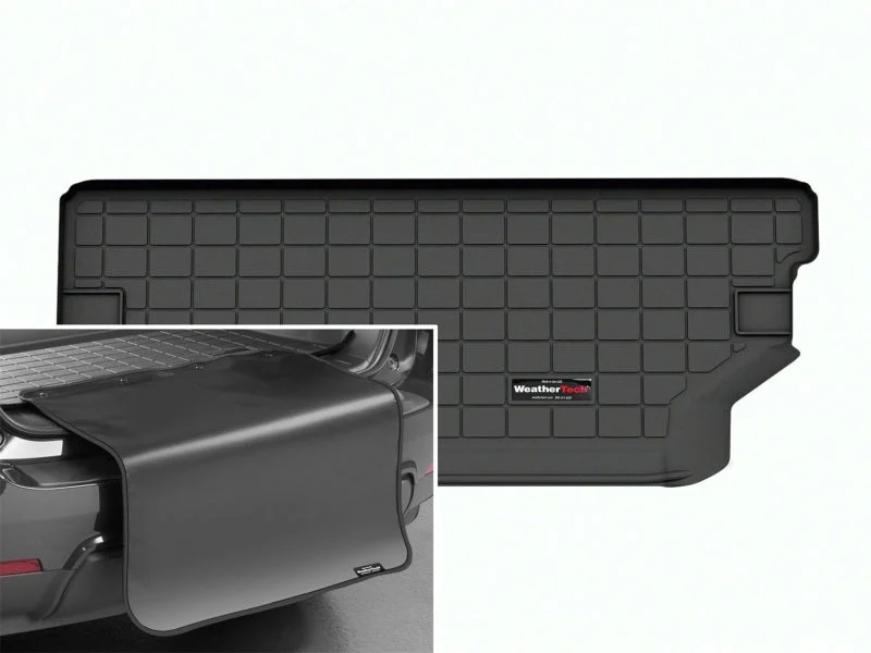 WeatherTech 21-23 Land Rover/Range Rover Defender 90 L663 Cargo Liner w/Bumper Protector - Black