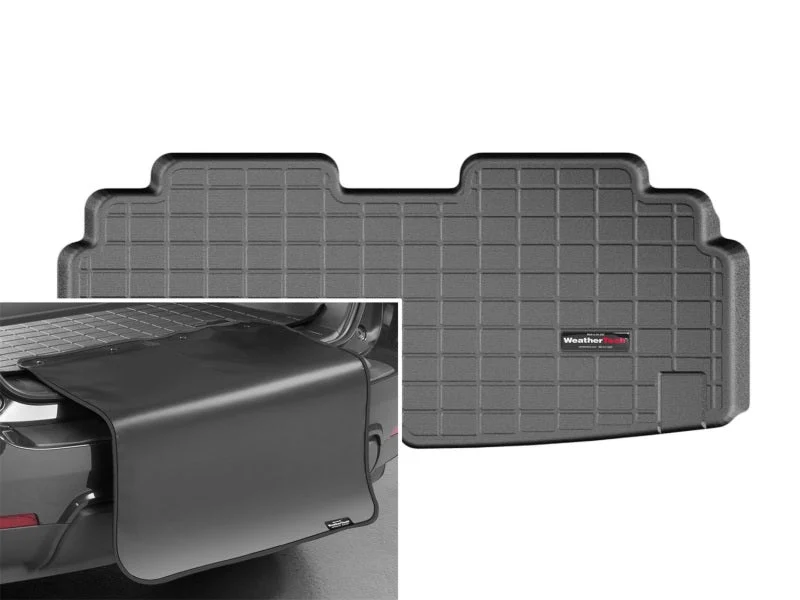 WeatherTech 14-17 Ford Transit Connect (Behind 3rd Row) Cargo Liner w/ Bumper Protector - Black