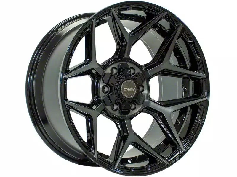 4Play 4P06 Brushed Black 6-Lug Wheel; 20x10; -18mm Offset (07-14 Yukon)