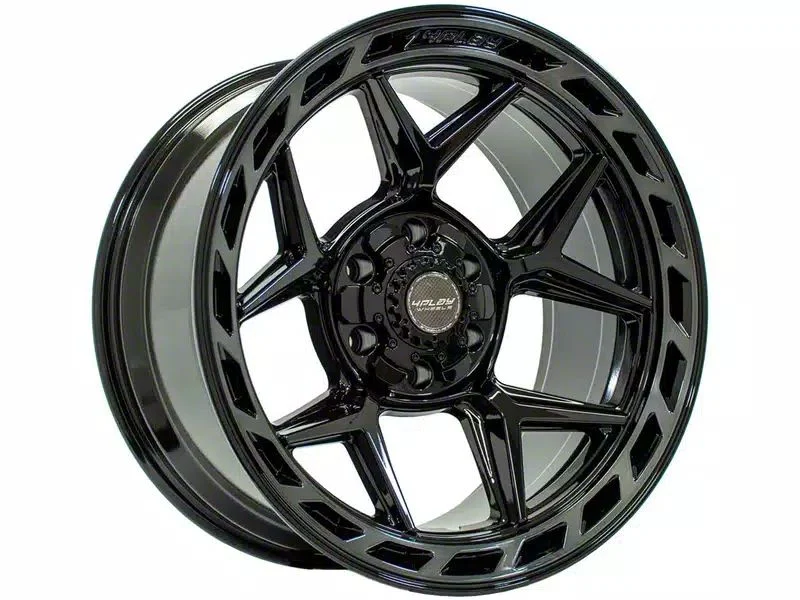 4Play 4P55 Brushed Black 6-Lug Wheel; 20x10; -18mm Offset (07-14 Yukon)