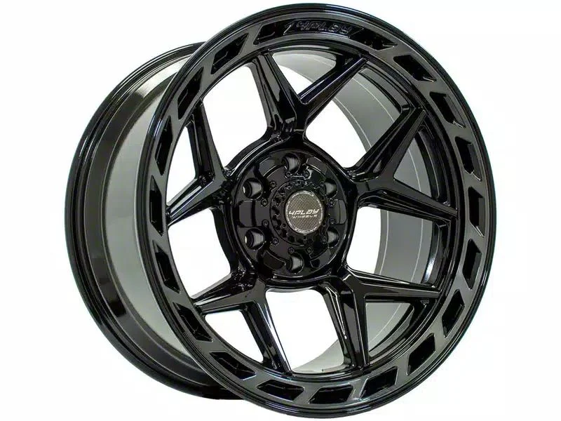 4Play 4P55 Brushed Black 6-Lug Wheel; 20x12; -44mm Offset (07-14 Yukon)