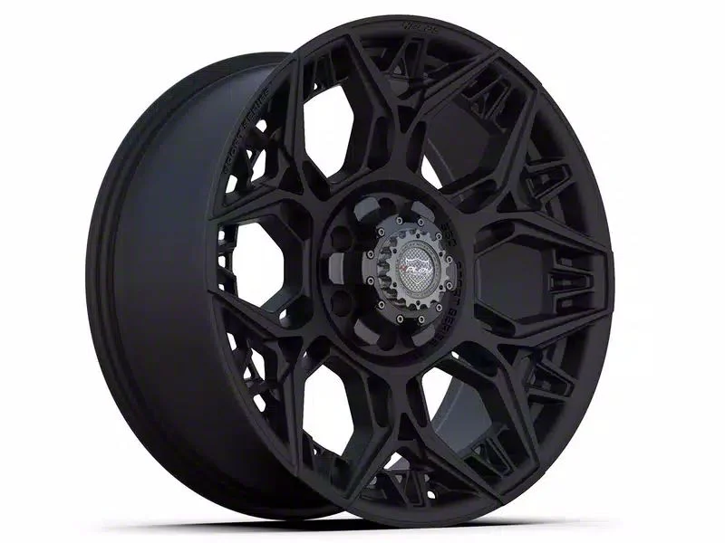 4Play 4PS60 Satin Black 6-Lug Wheel; 22x9; 0mm Offset (07-14 Yukon)
