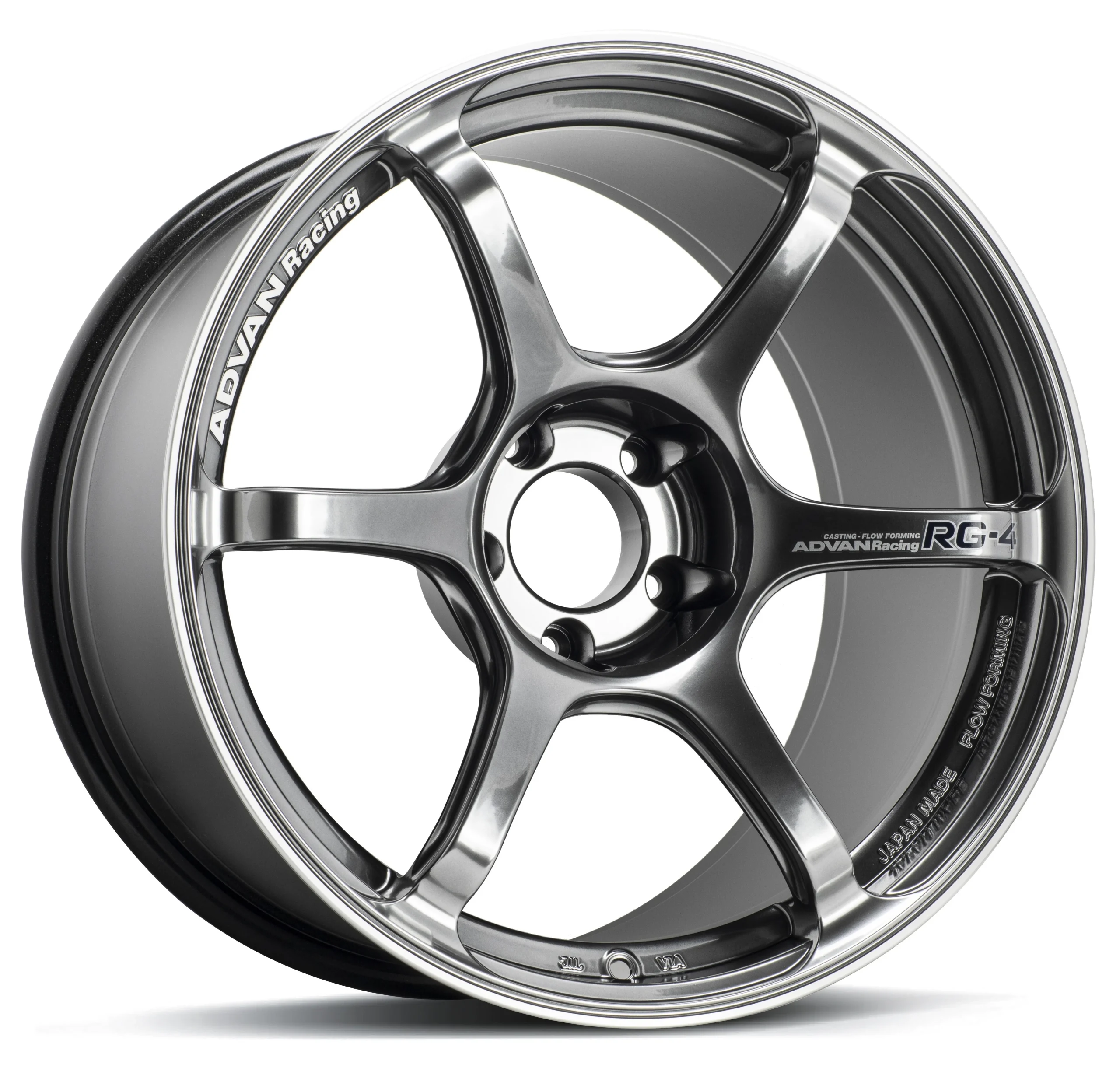 RG-4 17X7.5 +48 5-114.3 RACING HYPER BLACK & RING