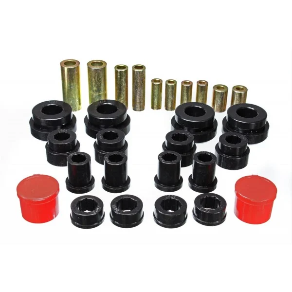 Energy Black Front Control Arm Bushings - Infiniti G35, 03-09 Nissan 350Z