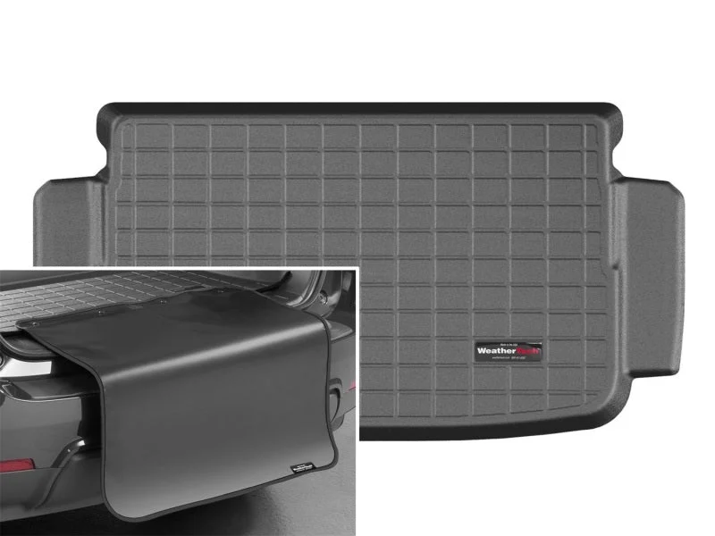 WeatherTech 2017+ Mercedes-Benz SLC-Class Cargo Liner w/ Bumper Protector - Black