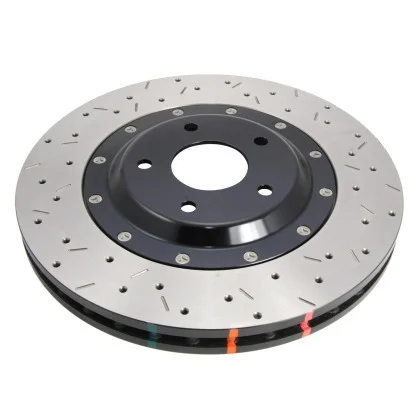 DBA 5000 Drilled and Slotted Front Disc Brake Rotor - 09-12 Nissan 370Z