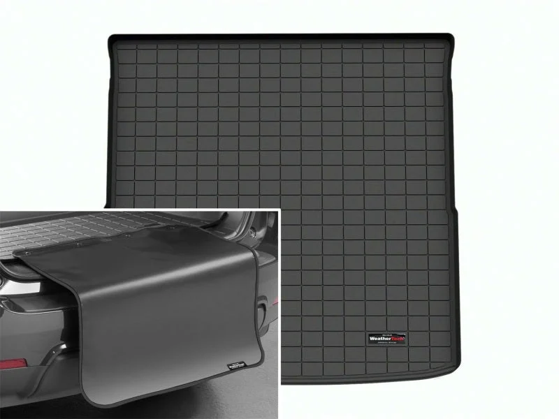 WeatherTech 2023 Honda Pilot w/o Cargo Side Panel Protector Cargo Liner w/Bumper Protector - Black