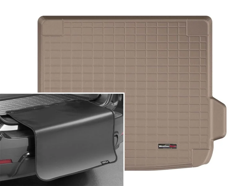 WeatherTech 2020+ BMW X4 30i Cargo With Bumper Protector - Tan