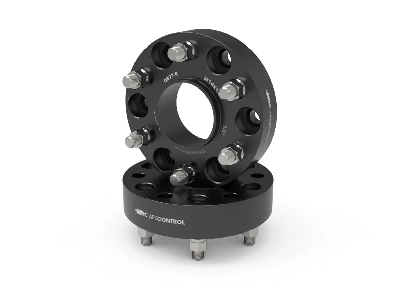 aFe CONTROL Billet Aluminum Wheel Spacers 6x5.5mm / CB 77.8mm / 1.5in - 19-25 RAM 1500
