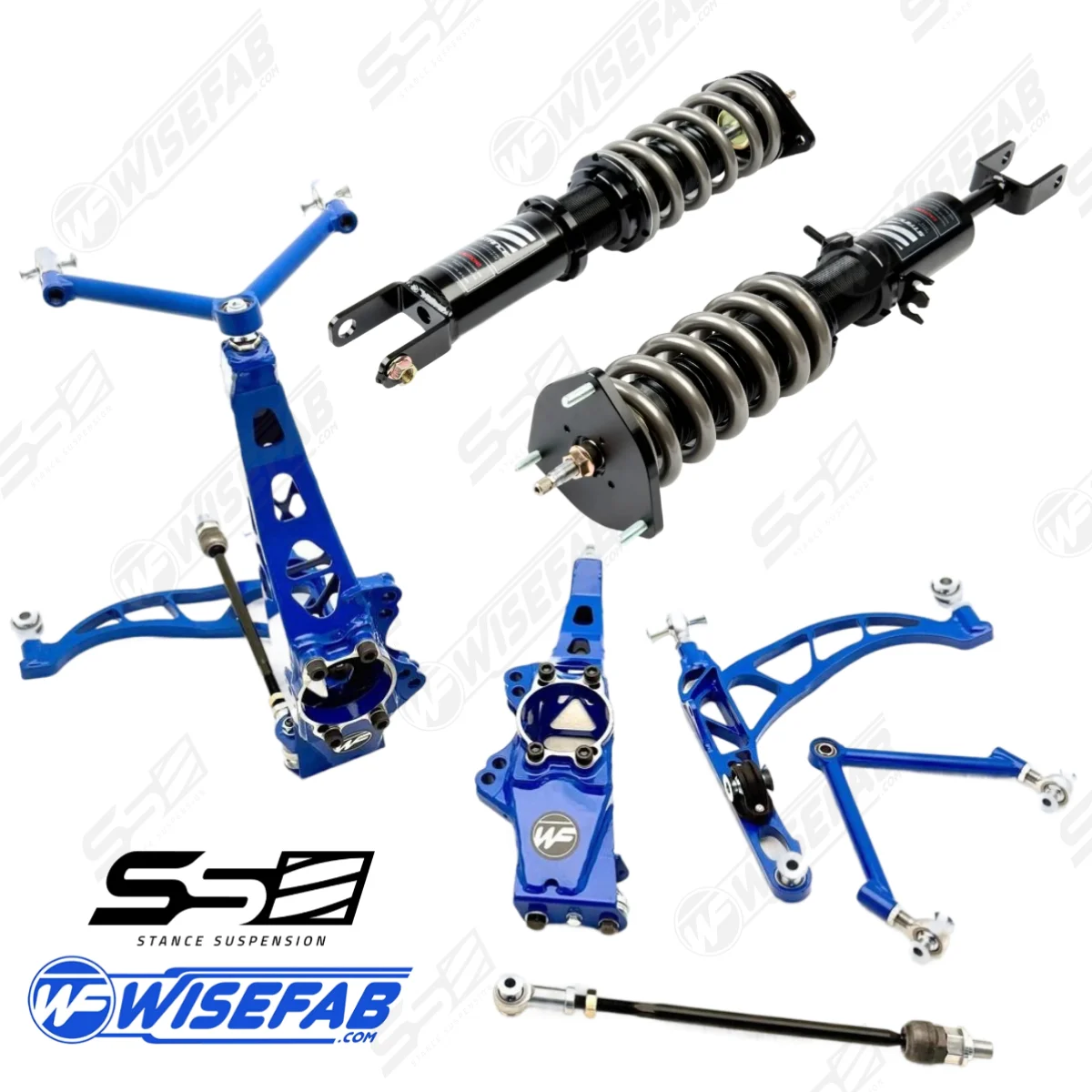 STANCE / WiseFab - Nissan 350z (Z33) Narrow Drift Angle Lock kit XR1 Combo