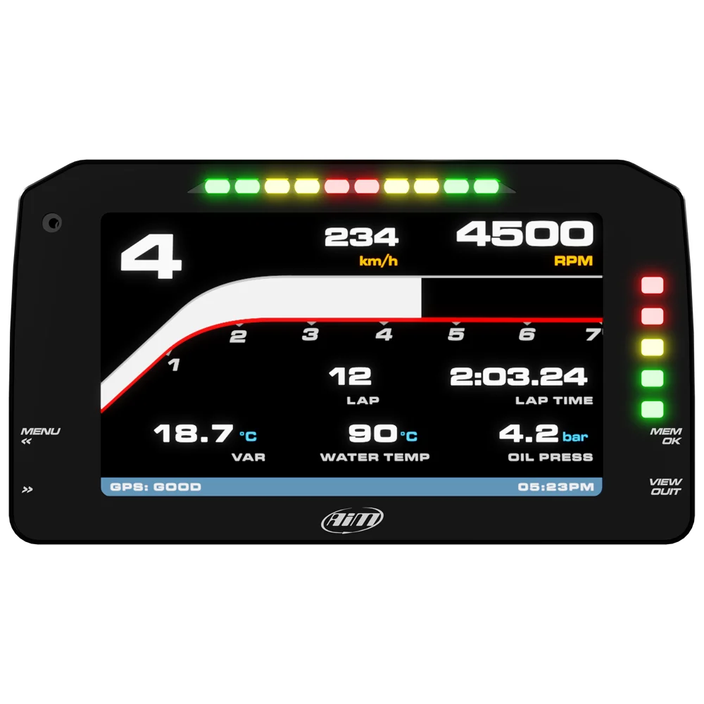 AiM Sports TFT 6" Display for PDM - Race Icons