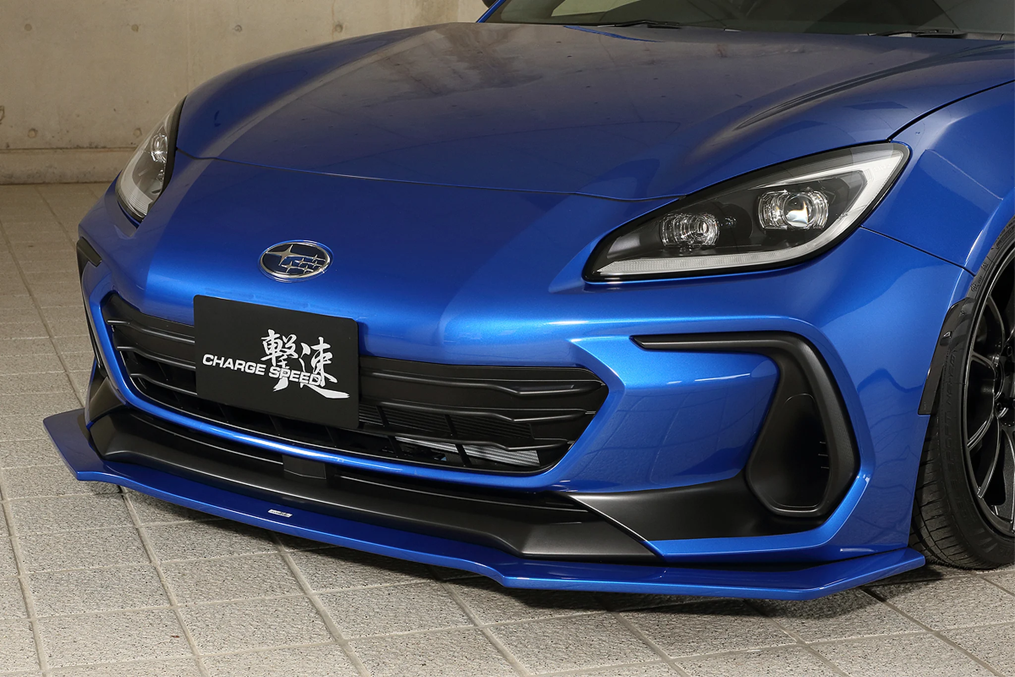 CHARGE SPEED 2022-2024 SUBARU BR-Z ZD8 ZENKI MODEL BOTTOM LINES TYPE 1 CARBON FRONT LIP