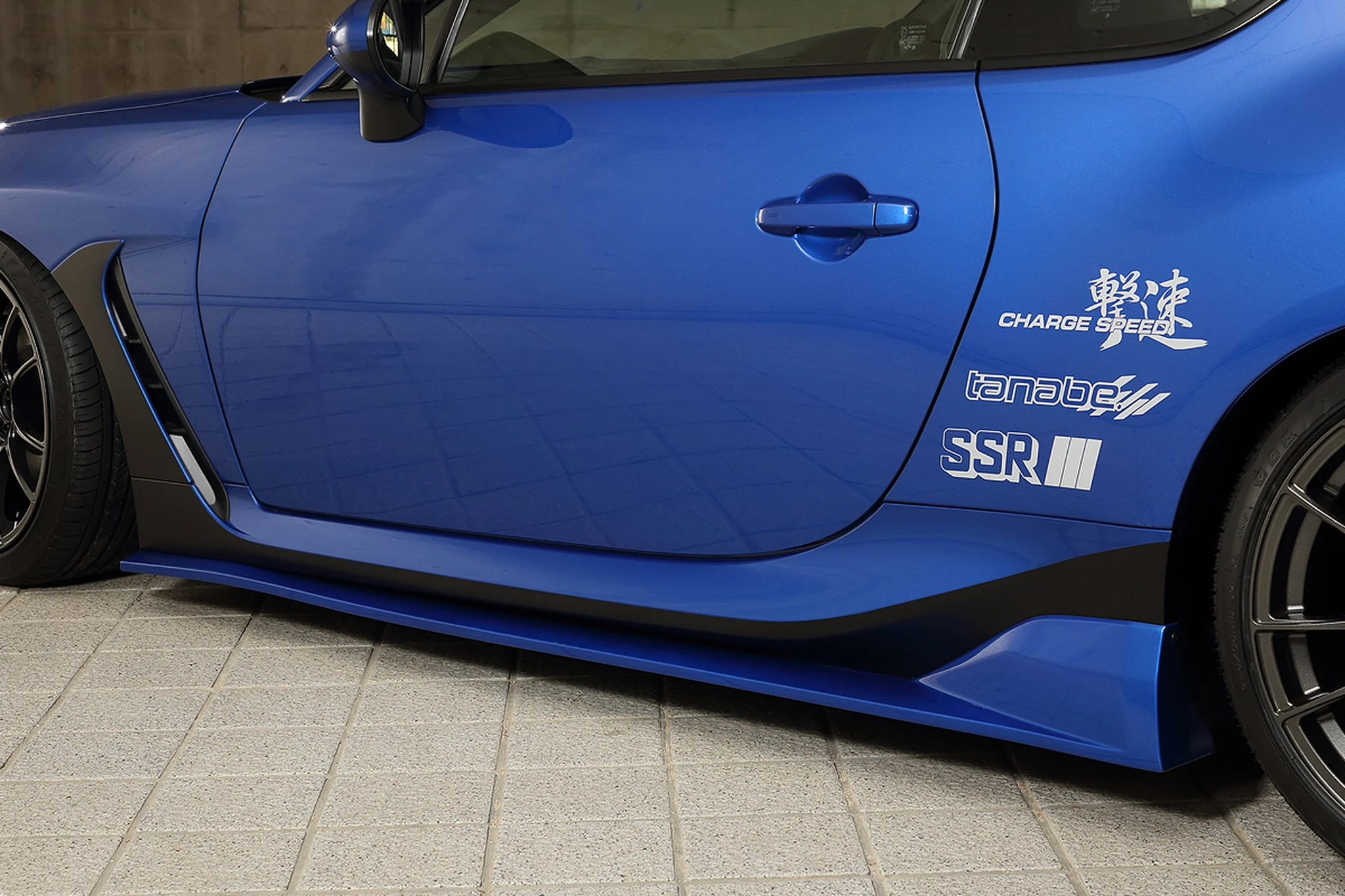 CHARGE SPEED 2022-2026 SUBARU BR-Z ZD8 & TOYOTA GR86 ALL MODELS CARBON SIDE SKIRTS (PAIR)