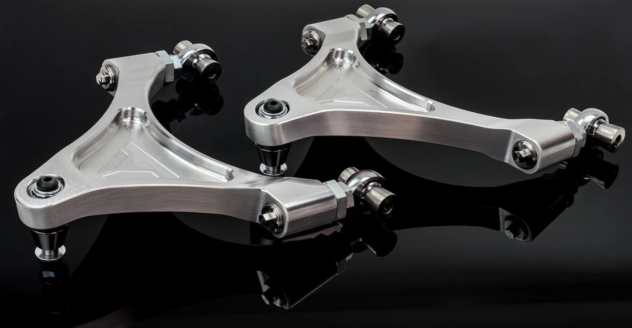 Voodoo 13 Hard Clear Anodized Front Upper Control Arm - 03-07 Infiniti G35